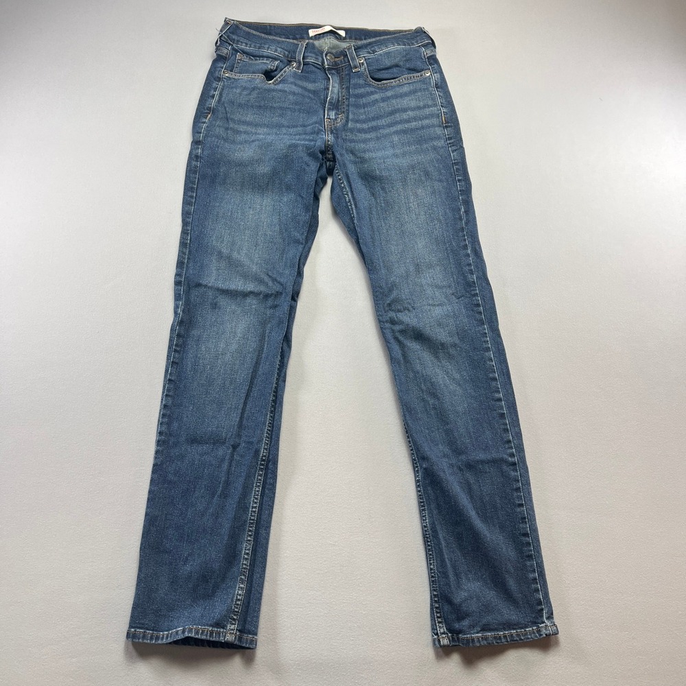Signature By Levi Strauss & Co. Straight Jeans Mens 30x32 Blue Cotton Stretch